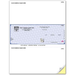 Laser Red Wing® Business Checks on Secure Paper