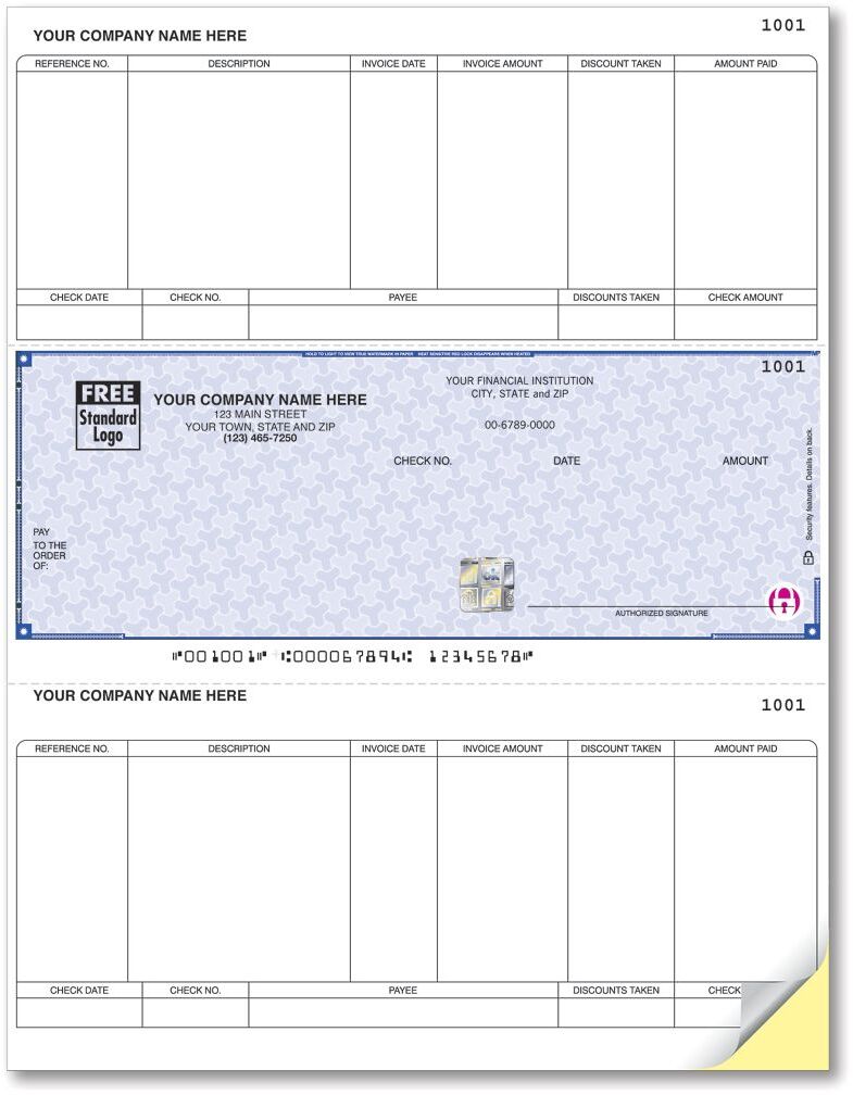 Secure business checks for Peachtree Complete software