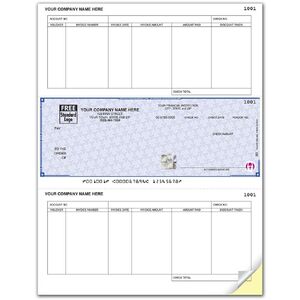 Microsoft© Accounts Payable Checks Printed on Secure Paper - 6 Columns