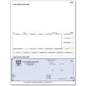 DacEasy® Laser Payroll Checks Printed on Secure Paper