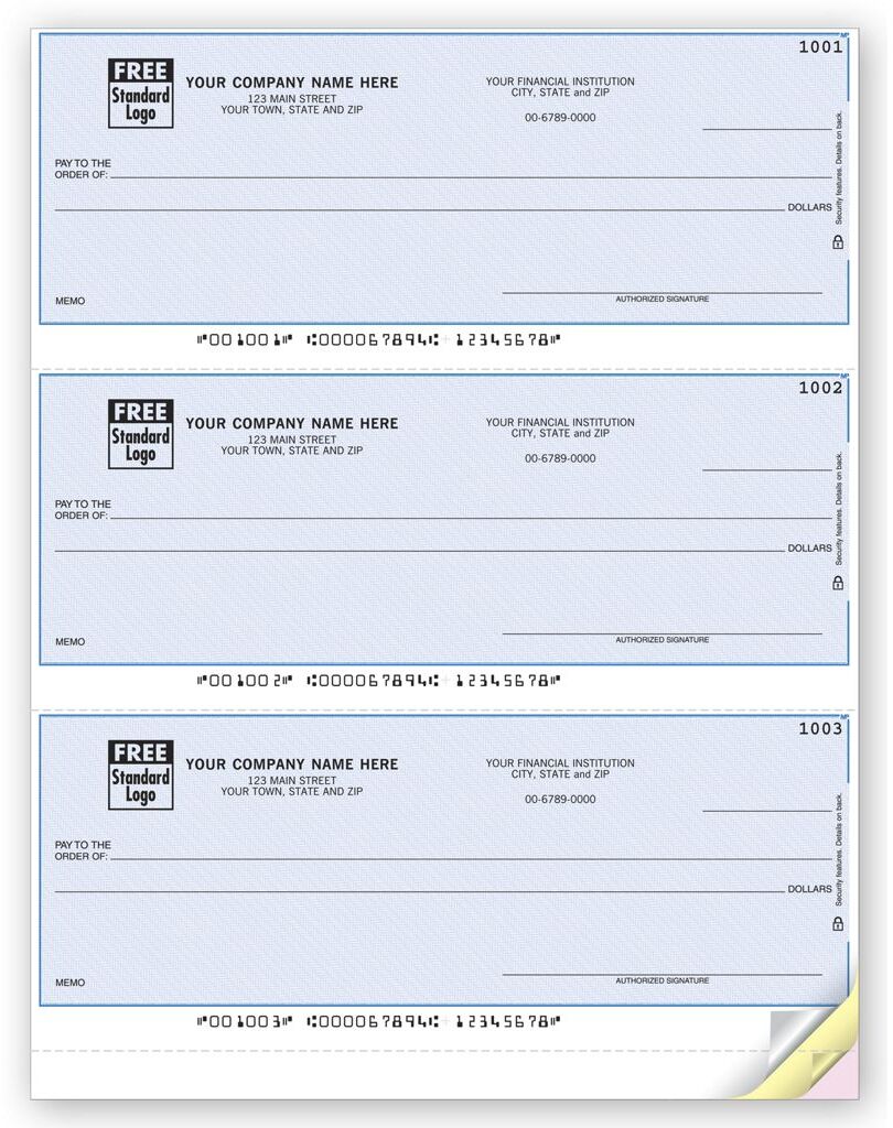 MYOB® Laser Checks - 3-Up