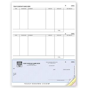 Laser Accounts Payable Check Printing - 6 Columns