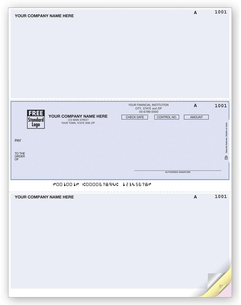 Laser Business Middle Checks for Your Business