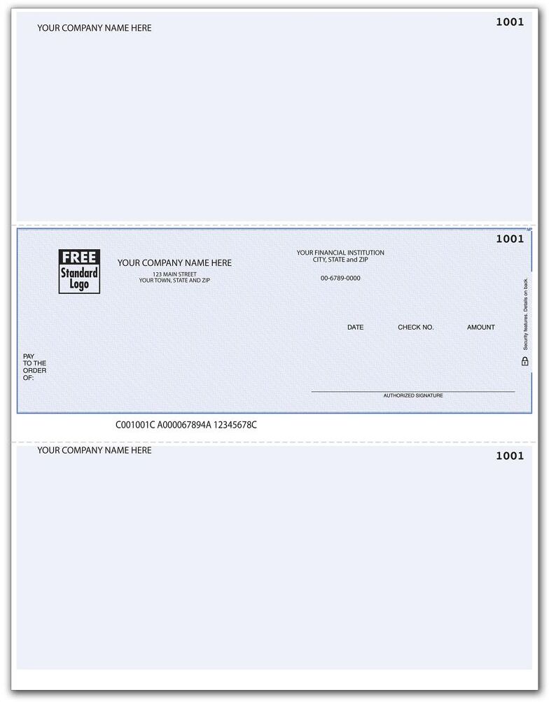 Laser Red Wing® Compatible Business Checks