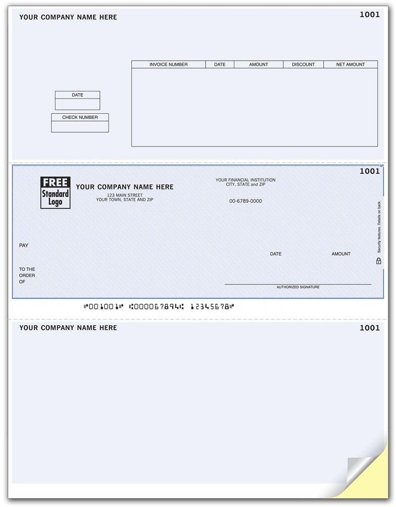 Accounts Payable Peachtree Laser Business Checks Online - Detailed Stub