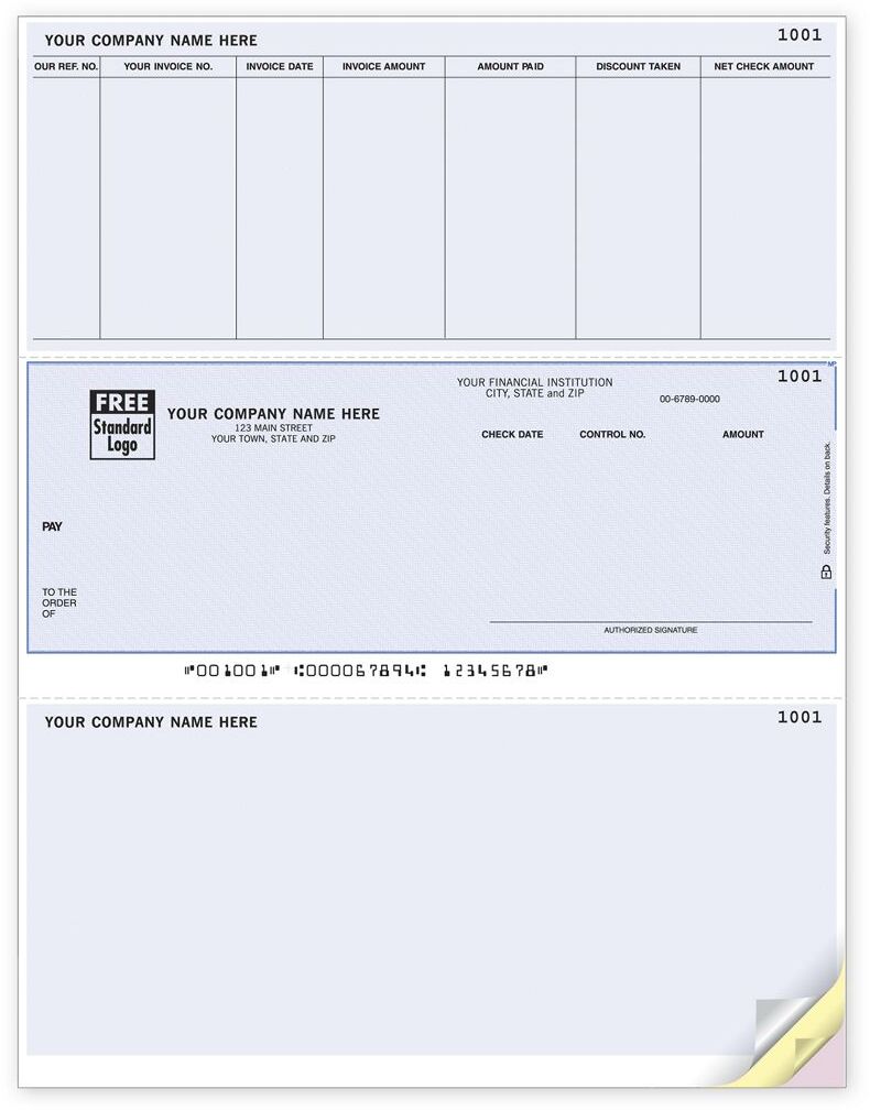 Laser Accounts Payable Checks Compatible with Microsoft Dynamics & Solomon