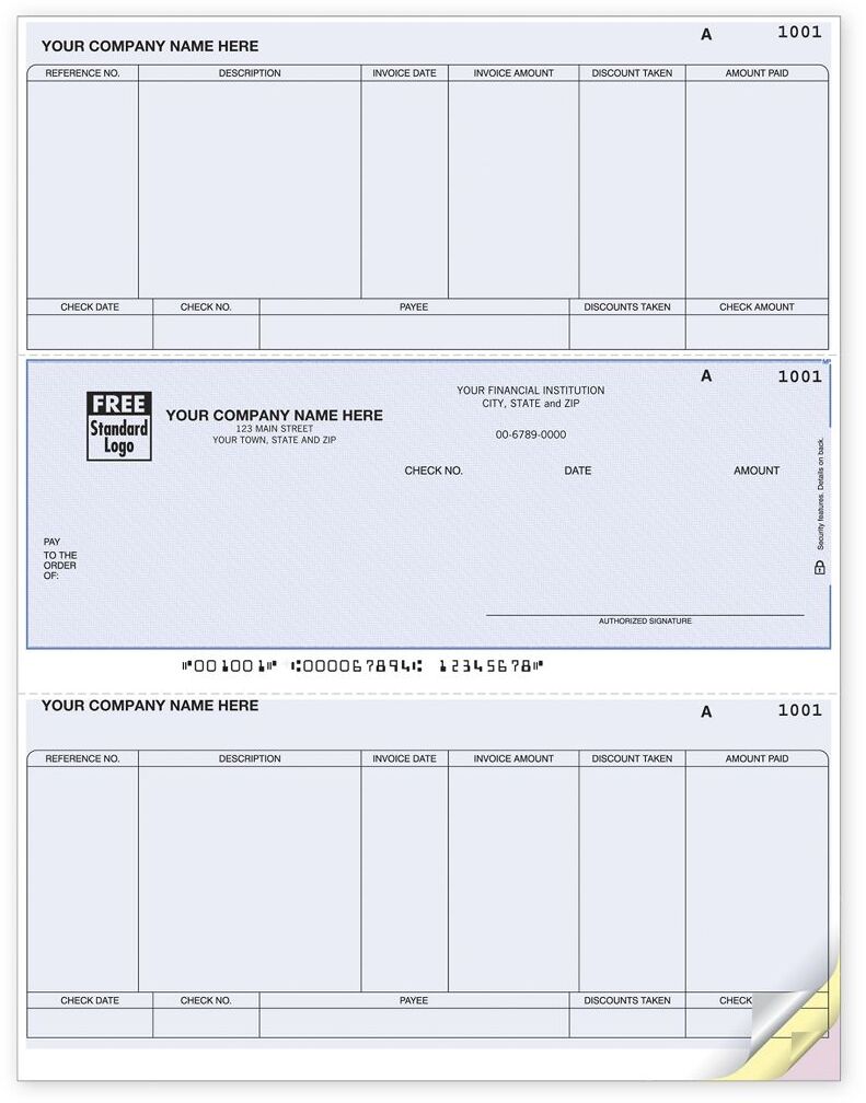 Laser Accounts Payable Business Checks Compatible with Sage Software