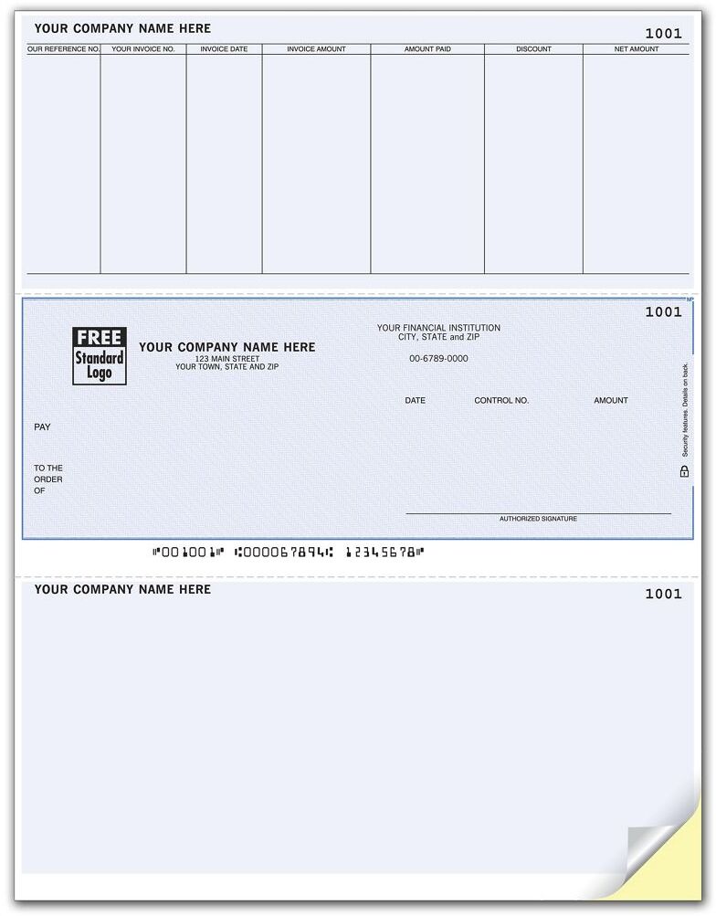 Microsoft Dynamics™ Accounts Payable Checks with Reference Number