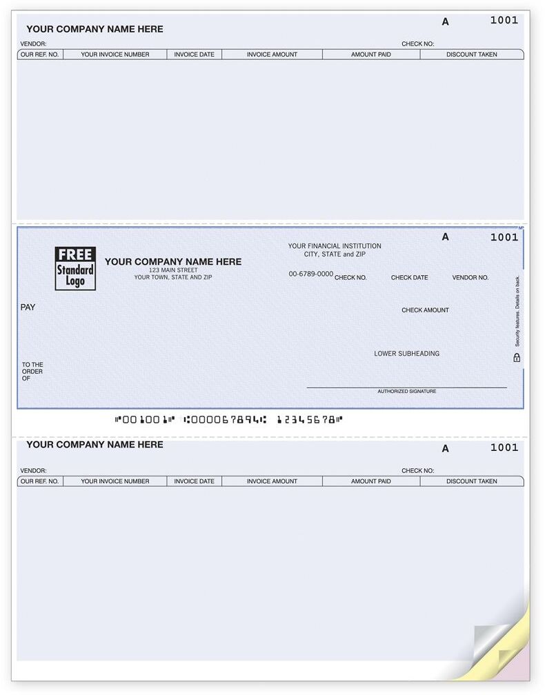 Computer Accounts Payable Checks - Compatible with Juris Software