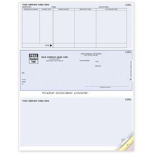 ACCPAC Checks for Bookkeeping - 5 Columns with Gross Amount