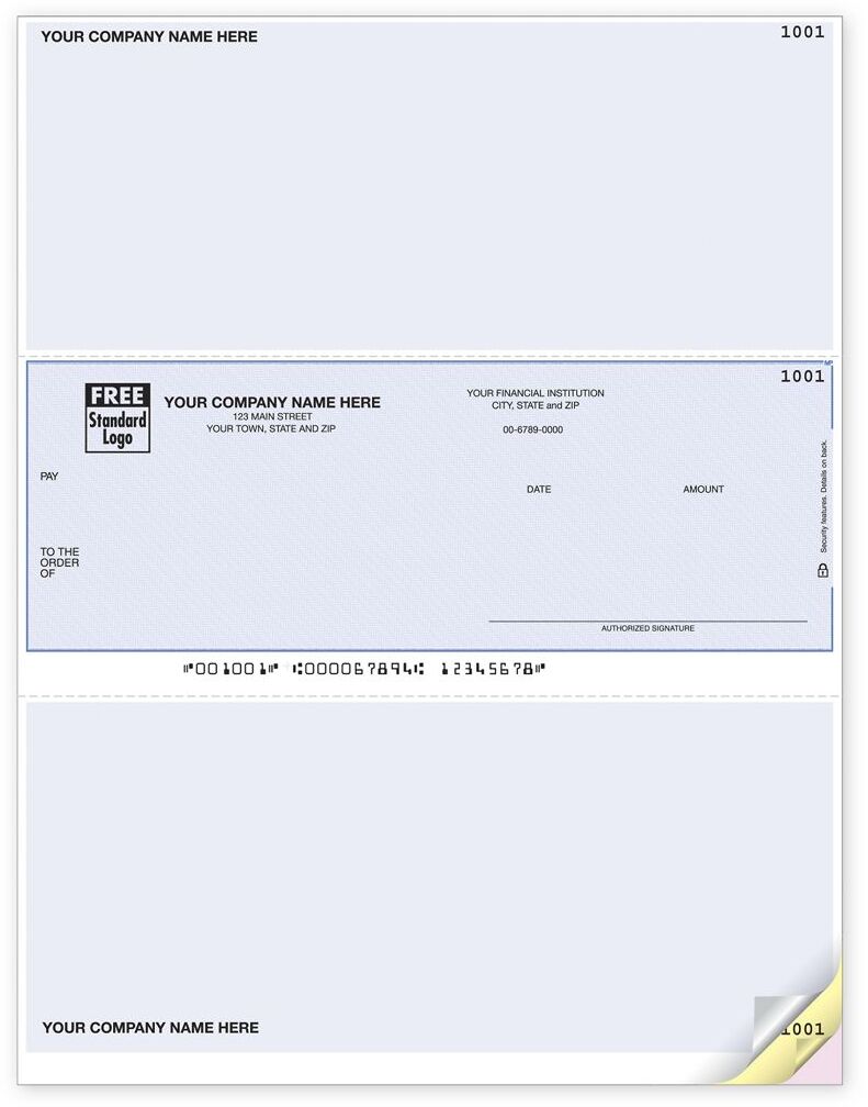 One-Write Plus Accounts Payable Checks