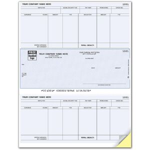 MAS® Software Payroll Checks - Laser Format