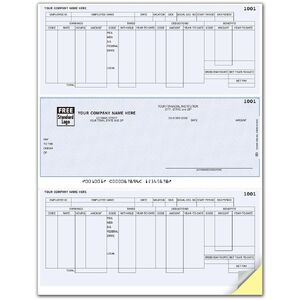 Microsoft© Payroll Checks for Your Business - Laser Format