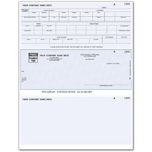 Software Compatible Payroll Checks with Hours and Tax Details