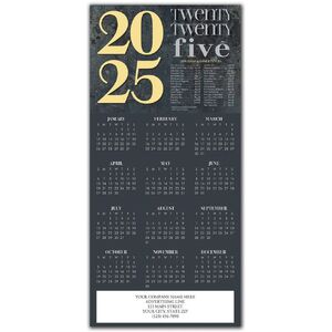 2025 Bold Year Calendar Cards