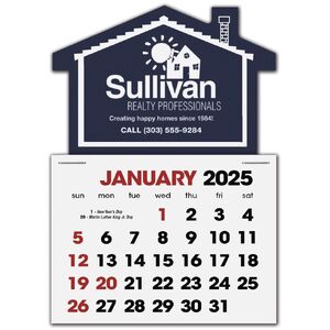 2025 House Shaped Label Calendars