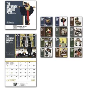 2025 Saturday Evening Post Wall Calendar 