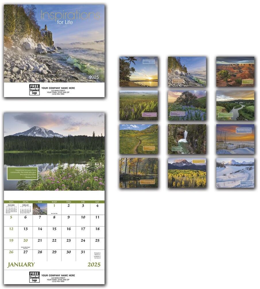 2025 Inspirational Wall Calendars