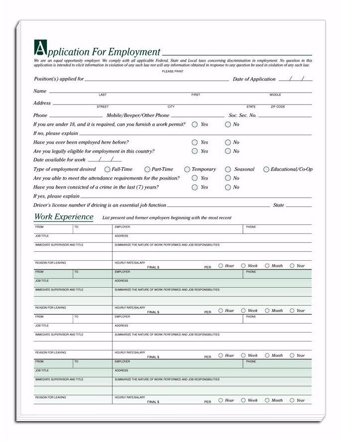 Employee Applications