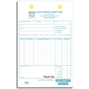 2522 - Sporting Goods Order Forms