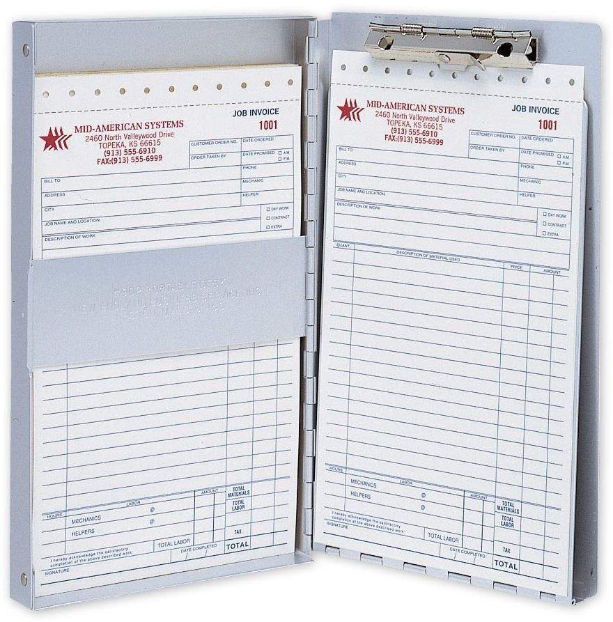 D902 - Aluminum Business Forms Holders