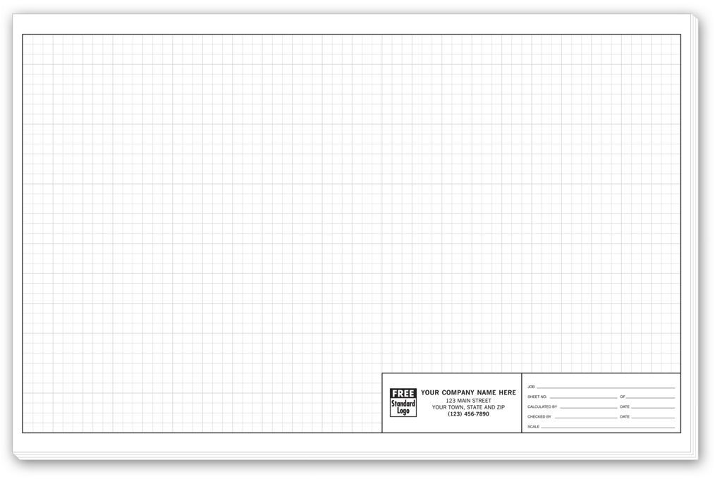 706 - Custom Graph Paper - Engineering Graph Paper, 11" x 17"