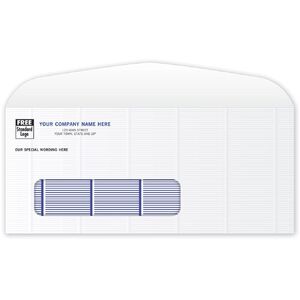 96311 - Secure Blue Tint #9 Single Window Envelope