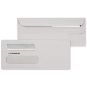 5027 - Self-Seal Check Envelopes - Gray