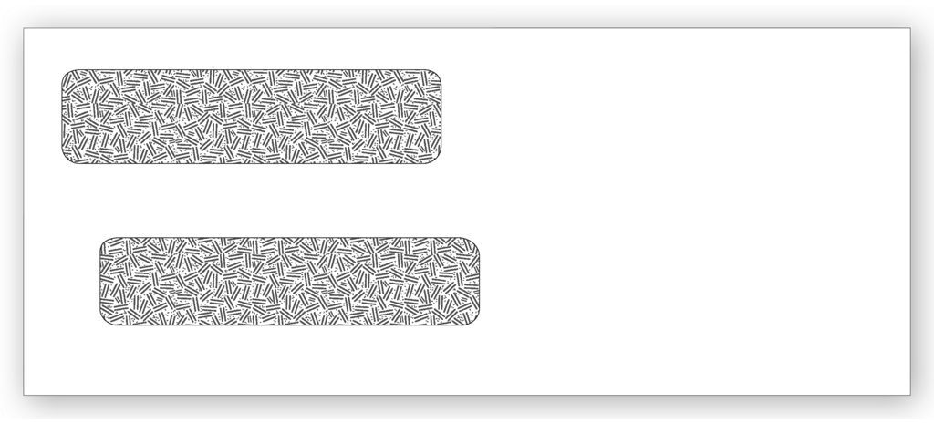 91534 - Double Window Check Envelopes