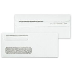 92564 - Double Window Self Seal Confidential Check Envelopes