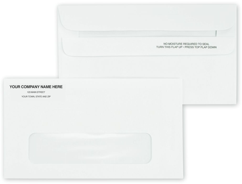 Small Self-Seal Return Window Envelope Printing