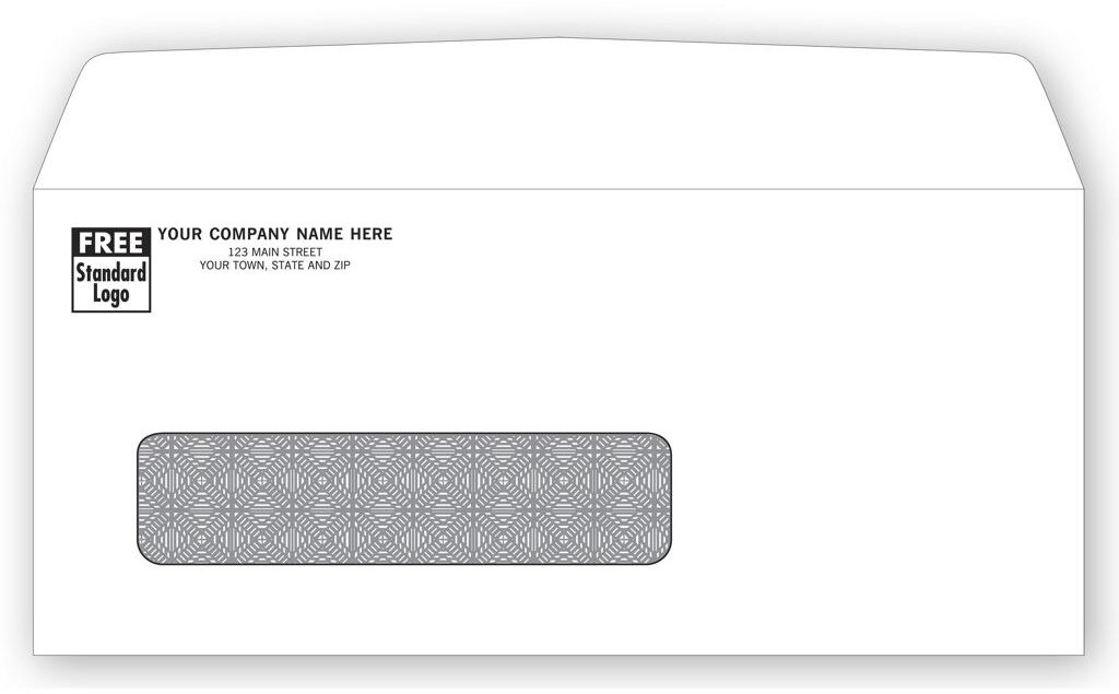 1 Window Confidential Envelopes