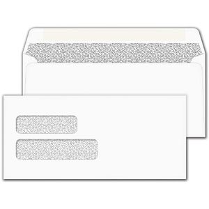 Double Window Confidential Self Seal Envelopes