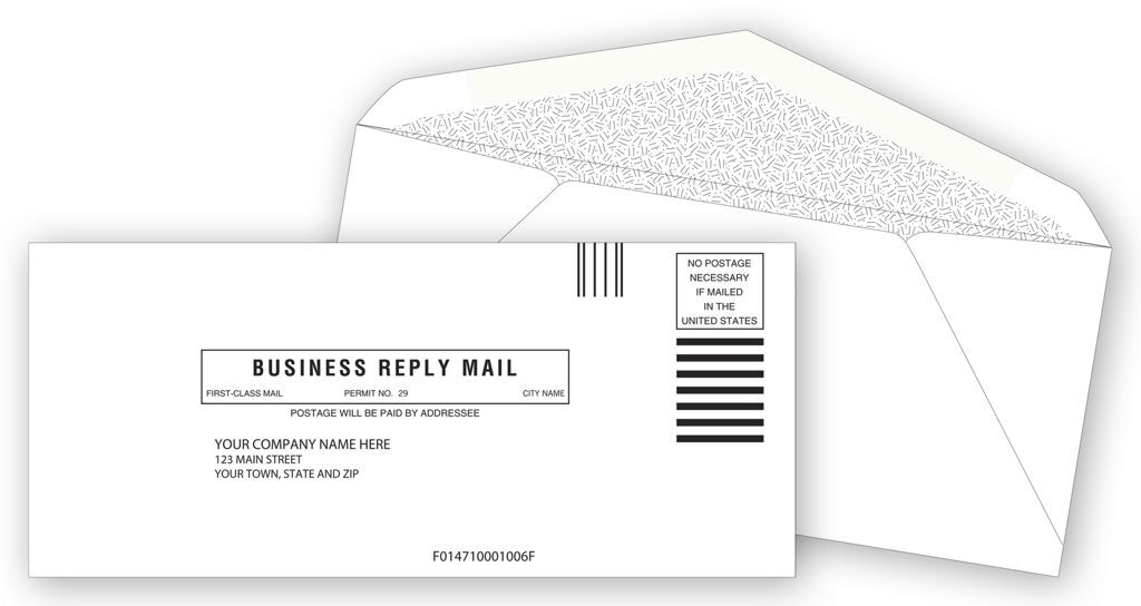 Number 9 Return Envelopes