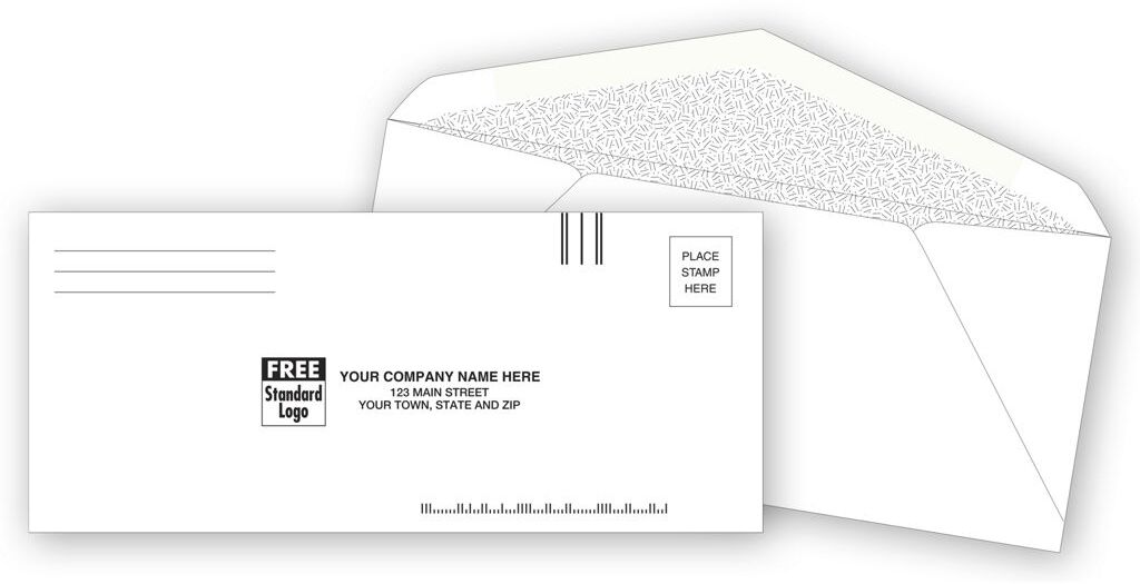 Confidential #9 Courtesy Reply Envelopes