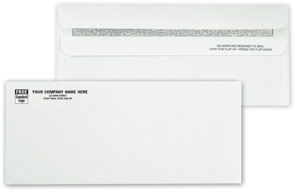 712 - Custom Printed Self-Seal Confidential #10 Envelopes