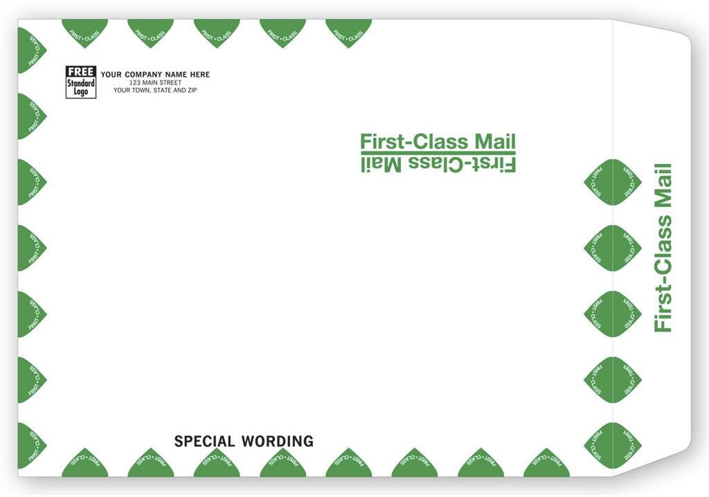 1013FW - White First-Class Mailing Envelopes