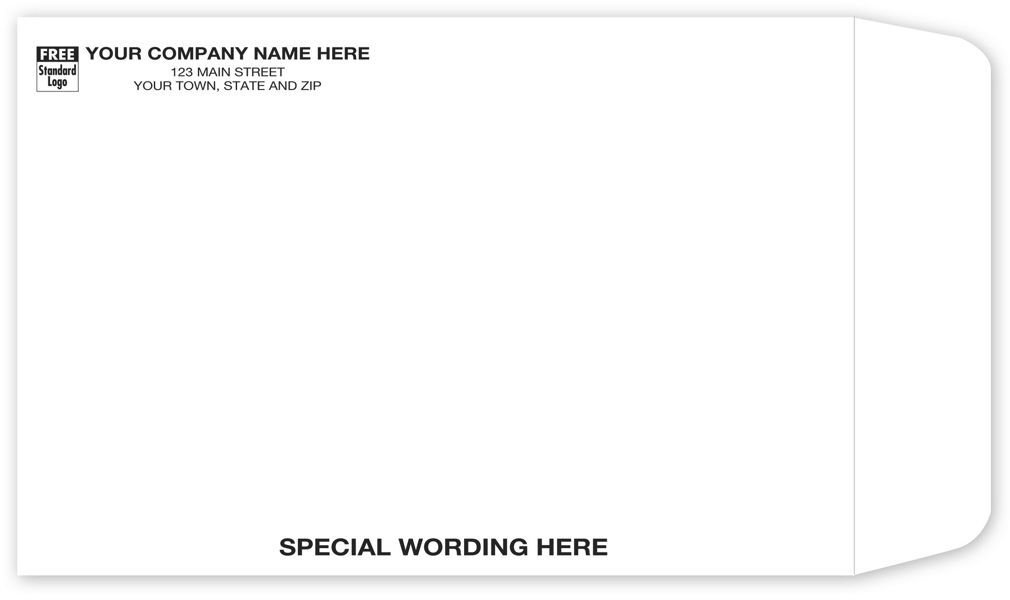 TP0069 - Custom White Tyvek® Envelopes