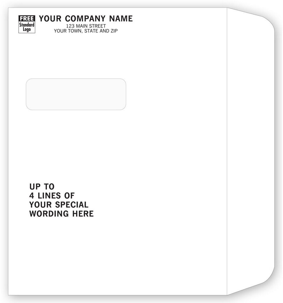 747 - Custom Printed Booklet Envelopes