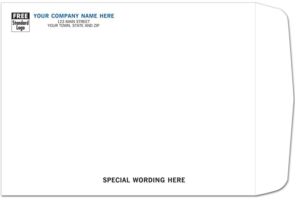 793 - Custom Printed White Mailing Envelopes