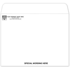 1013SW - 10" x 13" White Business Mailing Envelopes, Open Top