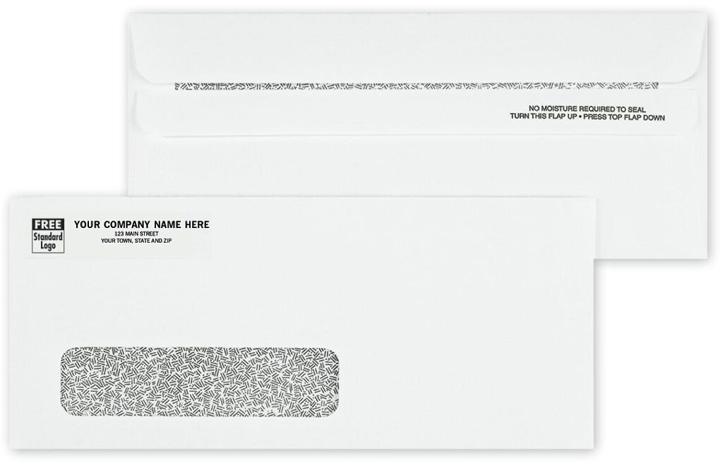 713 - Custom Self-Seal Confidential #10 Window Envelopes