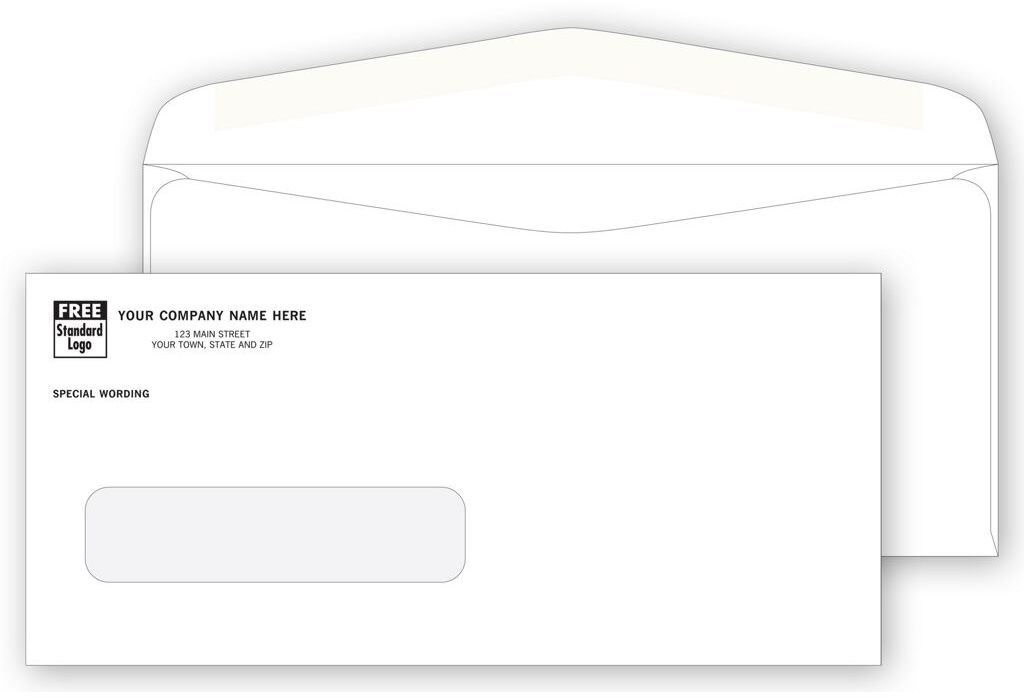 5036 - Custom One Window Envelopes