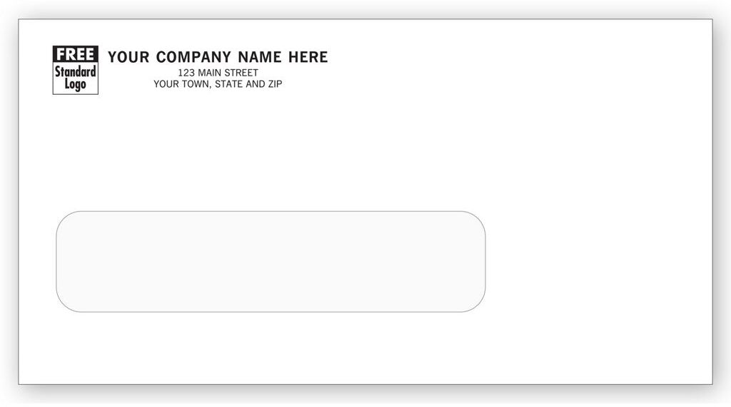 5026 - Small Window Envelopes with Logo