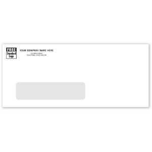 10WCC - #10 Business Window Envelopes with Custom Text or Logo