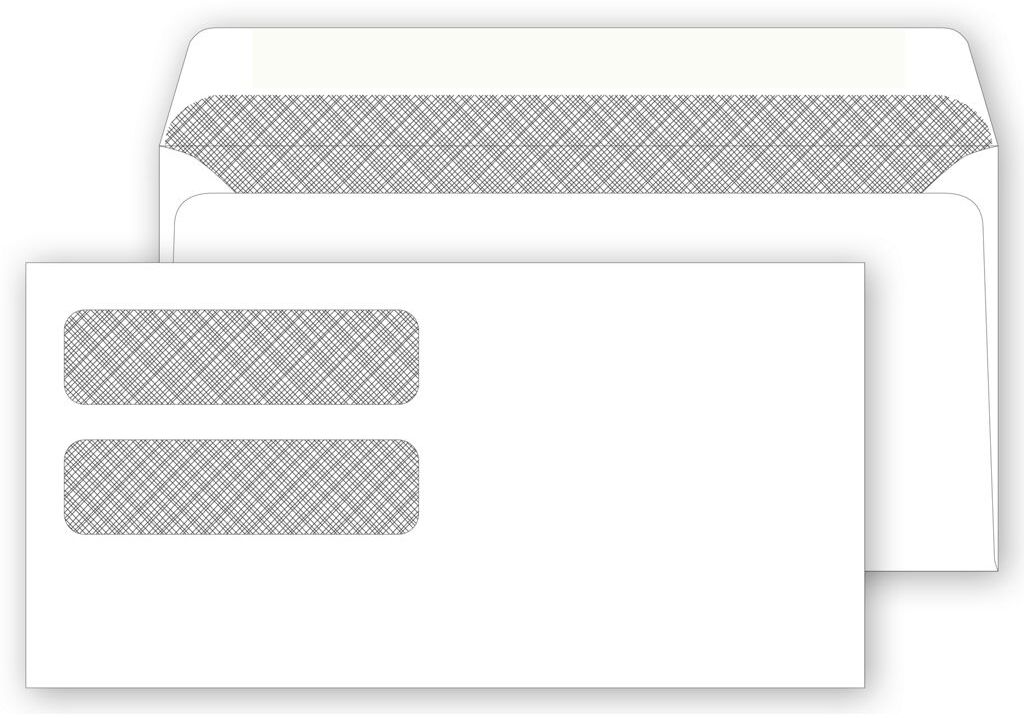 13718 - Double Window Confidential Envelopes