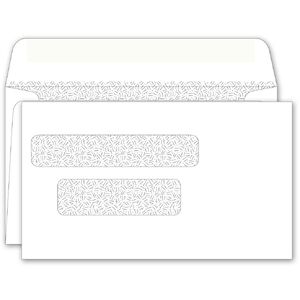 Envelope with dual windows