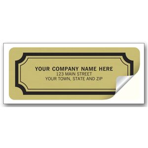 Custom Gold Foil Labels