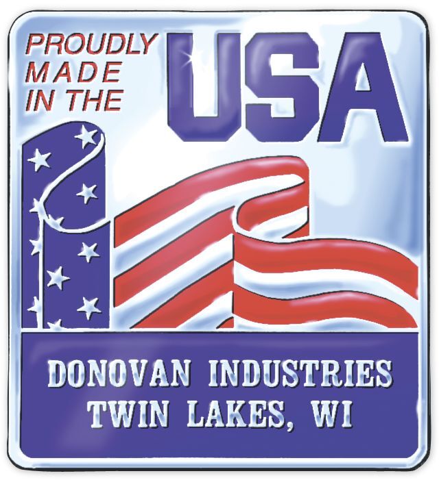 Personalized Made In America Labels, Rolls