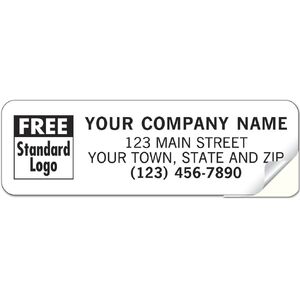 White Business Address Labels